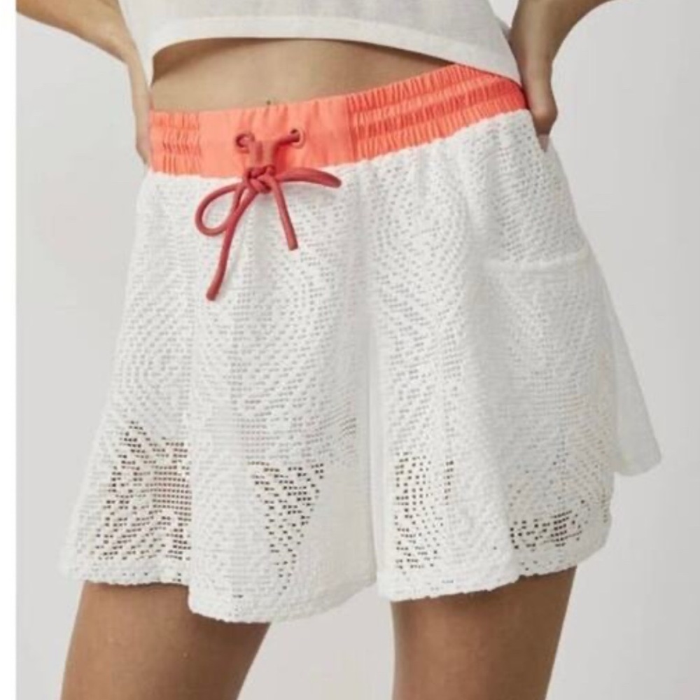 NWT Free People Movement Good Sport Skort size small white shorts skirt